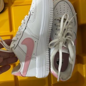 Nike Kids Sneakers White and Pink